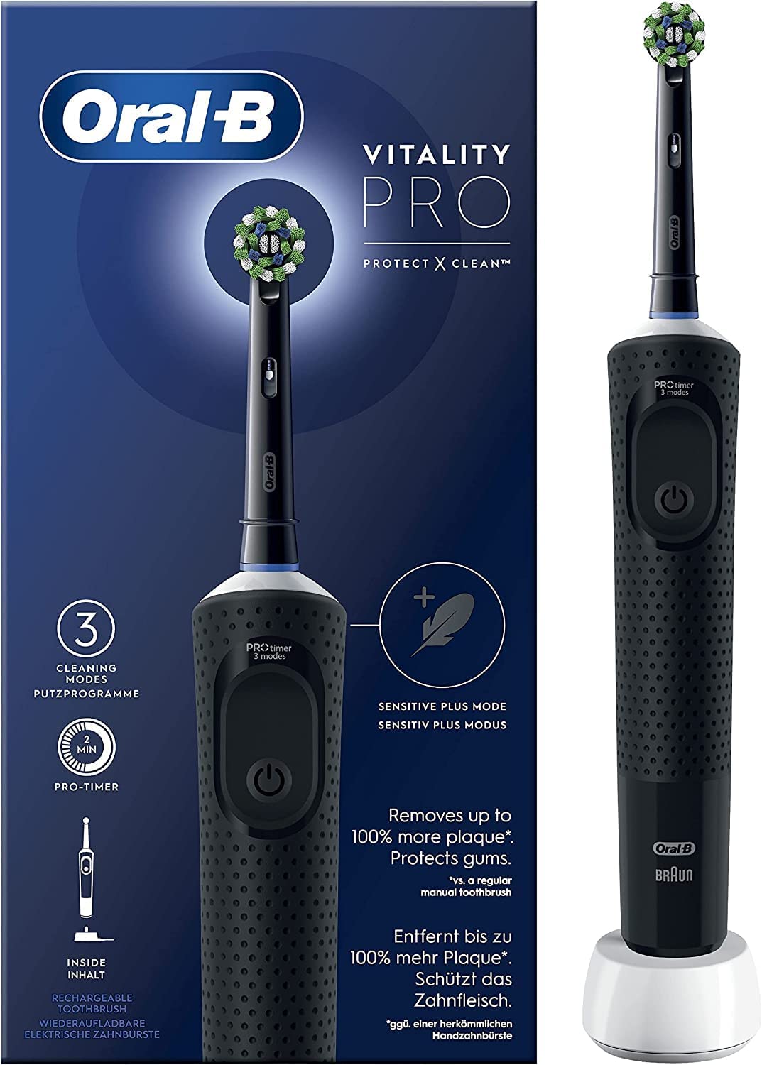 Oral-B Vitality Pro vs Oral-B Vitality 100
